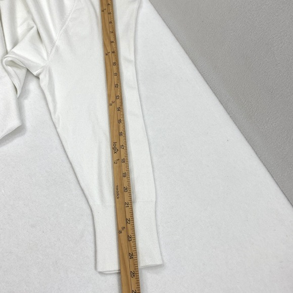 Lane Bryant Cardigan Womens Plus 18 / 20 White Button Up Sweater Raglan Sleeve - Picture 11 of 14